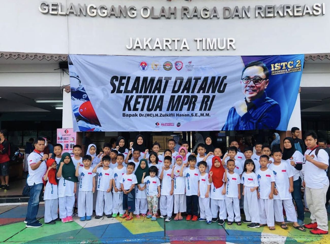 Atlet RAP Fighters di Indonesia Student Taekwondo Championship (ISTC) 2, GOR Jakarta Timur